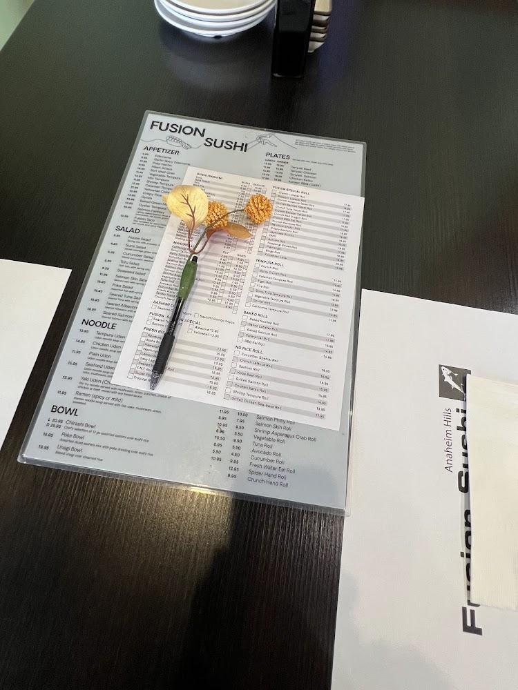 Fusion Sushi Menu image 4